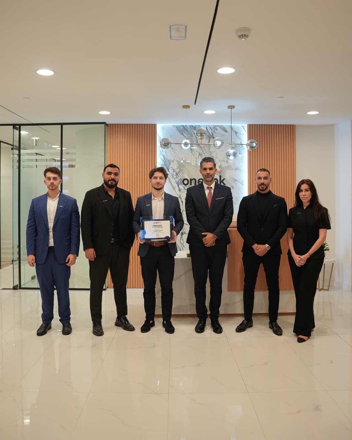 The Onelink Solutions team at the Dubai office