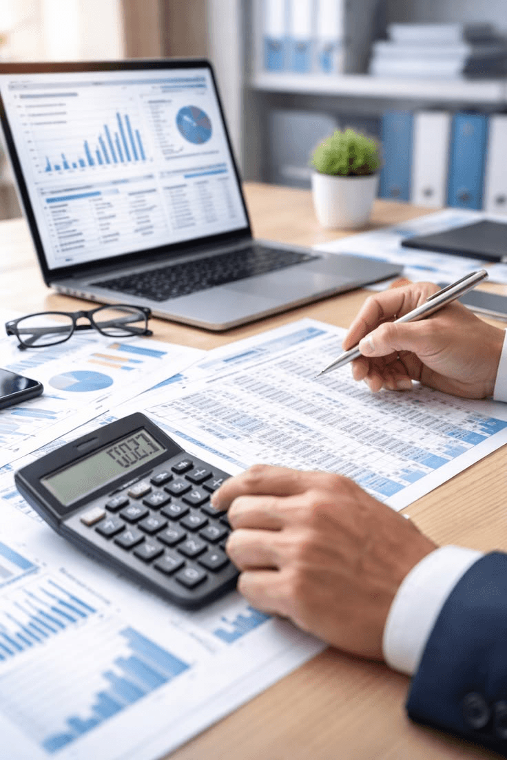 Onelink advisor presenting accounting data in Dubai