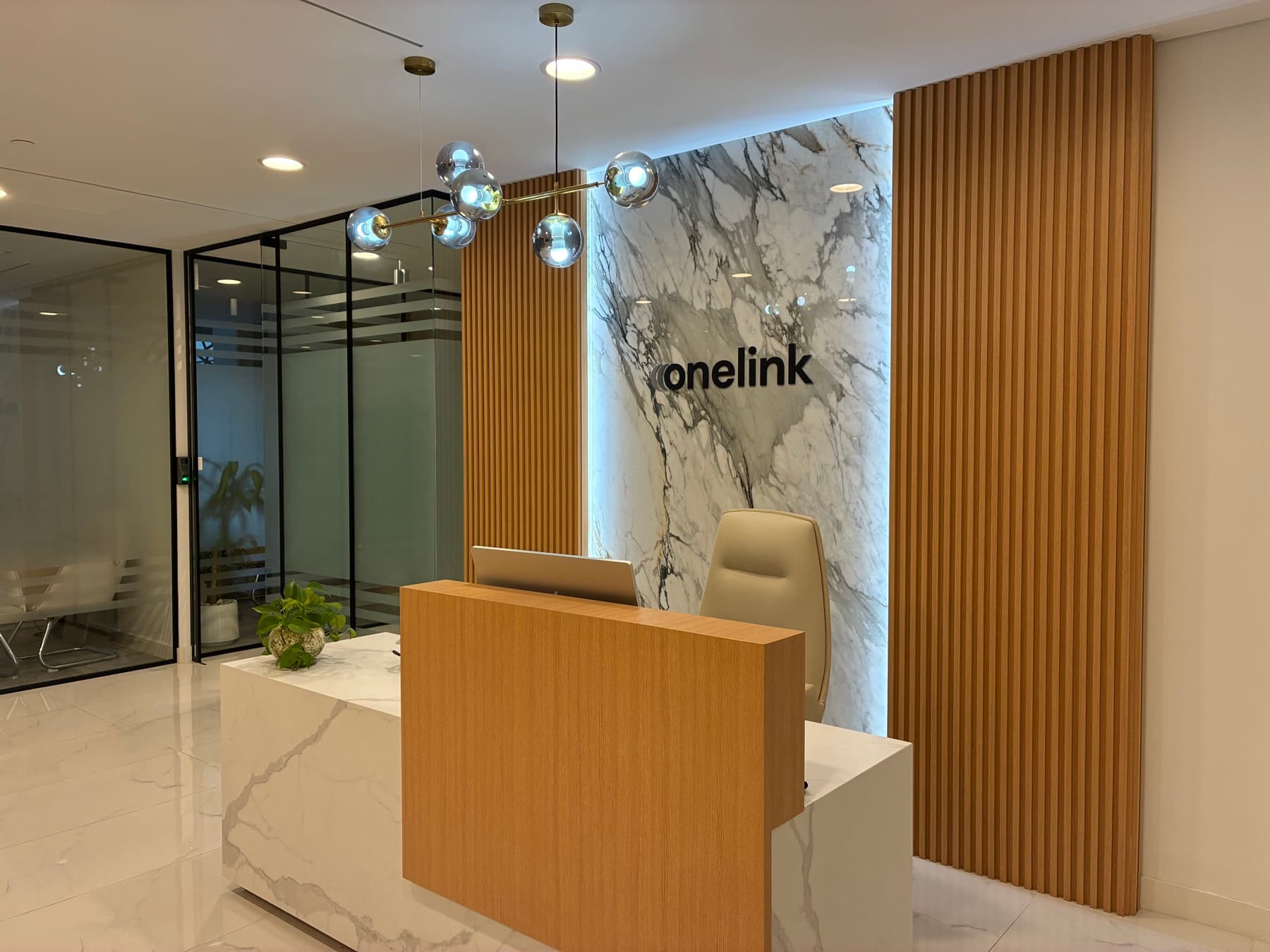 Inside the Onelink Solutions office in Dubai
